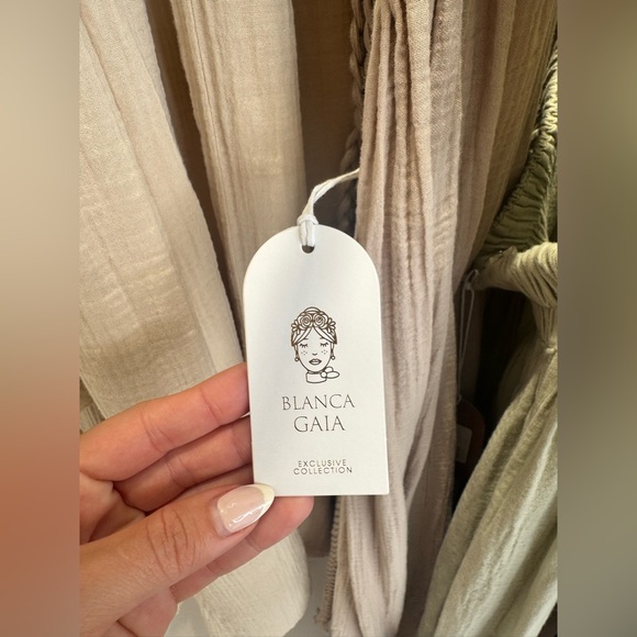 ISO beige Braided Strap Dress - Picture 4 of 4